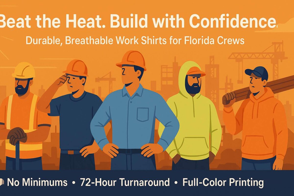 Best Shirts for Construction Crews That Last in the Heat