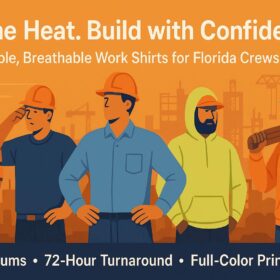 Best Shirts for Construction Crews That Last in the Heat