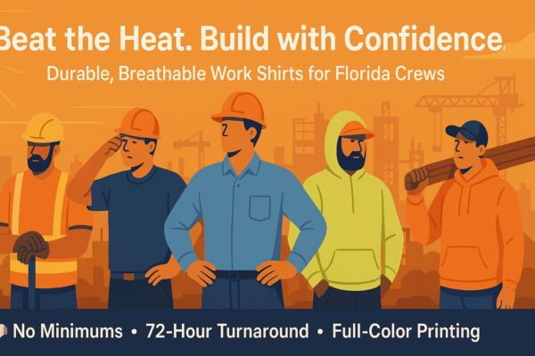 Best Shirts for Construction Crews That Last in the Heat