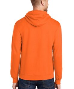 Custom Printed Mens Hoodie LocalBuz Shirts Venice FL-orange-back Medium