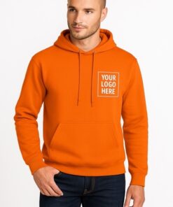 Custom Printed Mens Hoodie LocalBuz Shirts Venice FL-orange logo