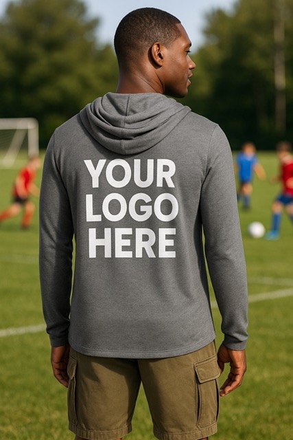 custom printed lightweight hoodie - LocalBuz Shirts Venice FL Sports Medium