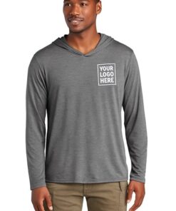 custom print lightweight hoodie - charcoal-front - localbuz shirts Venice FL