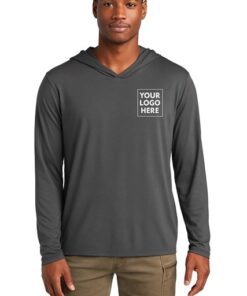 custom print lightweight hoodie - forest green-front - localbuz shirts Venice FL