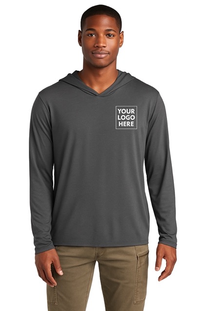 custom print lightweight hoodie - forest green-front - localbuz shirts Venice FL