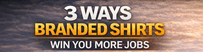 3 Ways Branded Shirts Help You Win More Jobs