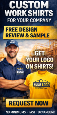 Custom Work Shirts - Free Design Review - Mens4