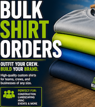 bulk custom shirt orders
